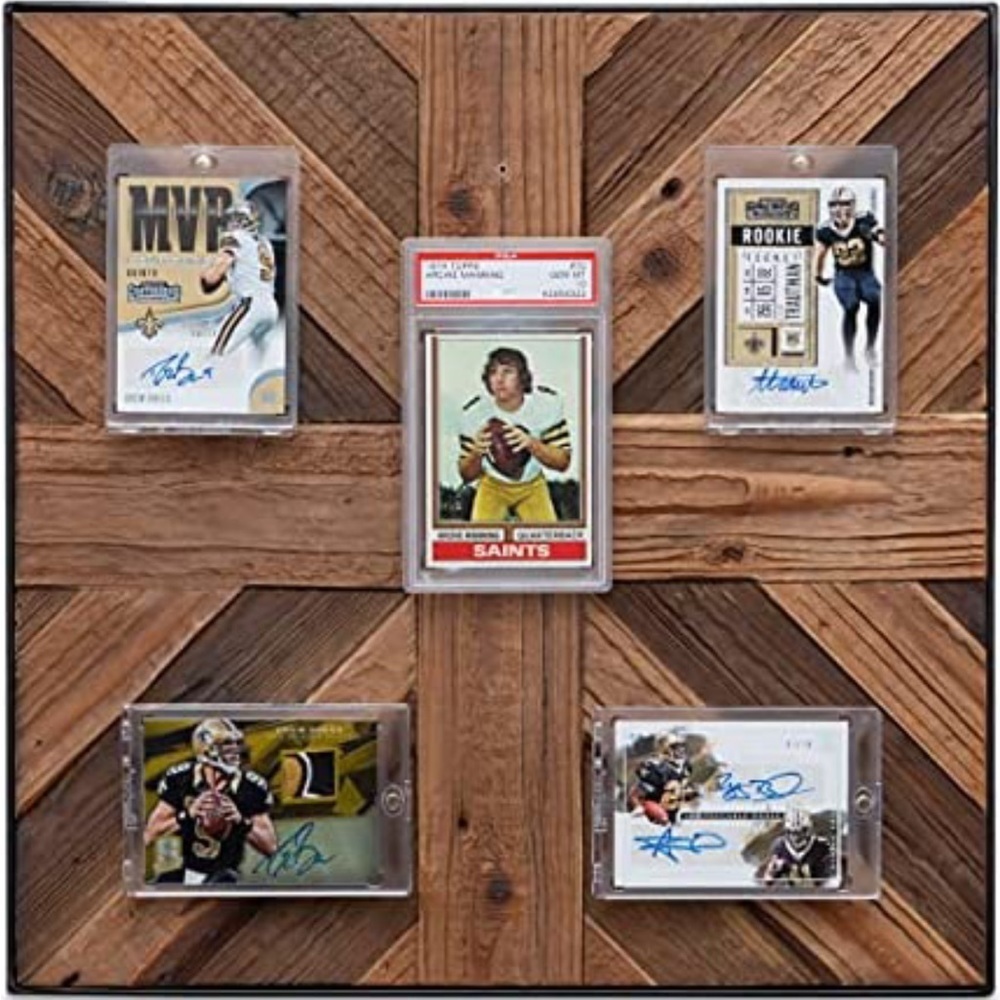 Hullwood Baseball Card Display - Wood Trading Card Display